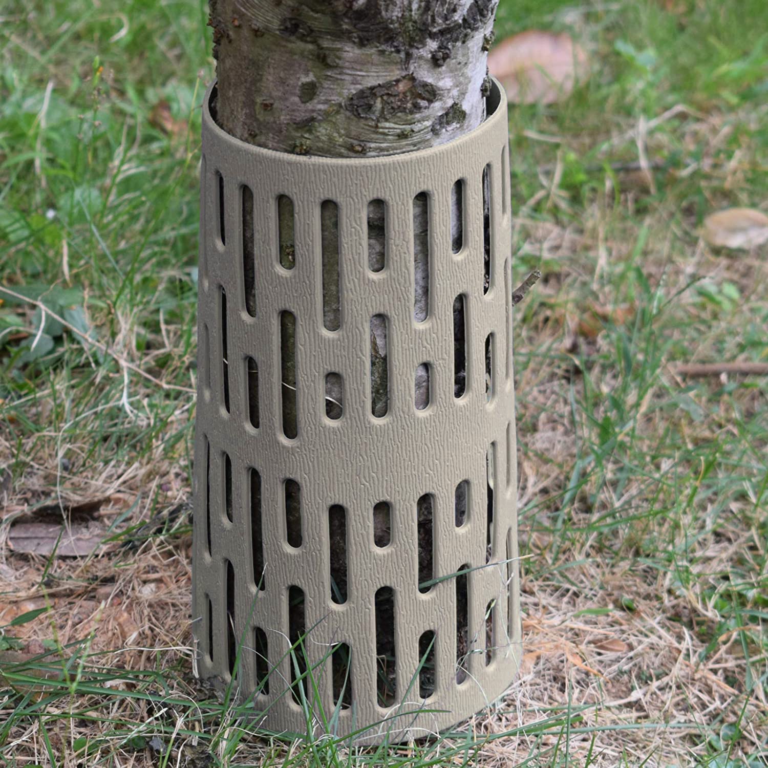 Protecteur de tronc d&#39;arbre en PVC, nouvelle clôture de Protection d&#39;arbre redimensionnable, Tubes enveloppés pour arbres de différentes tailles, 6 paquets