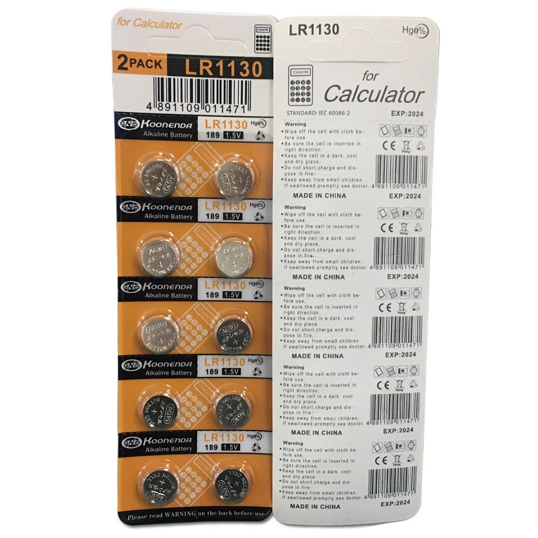 10 kpl  ag10 lr54 lr1130 390 189 389a 389 1.5v nappiparisto ääninauhuri kaukosäätimet paristokellon paristo