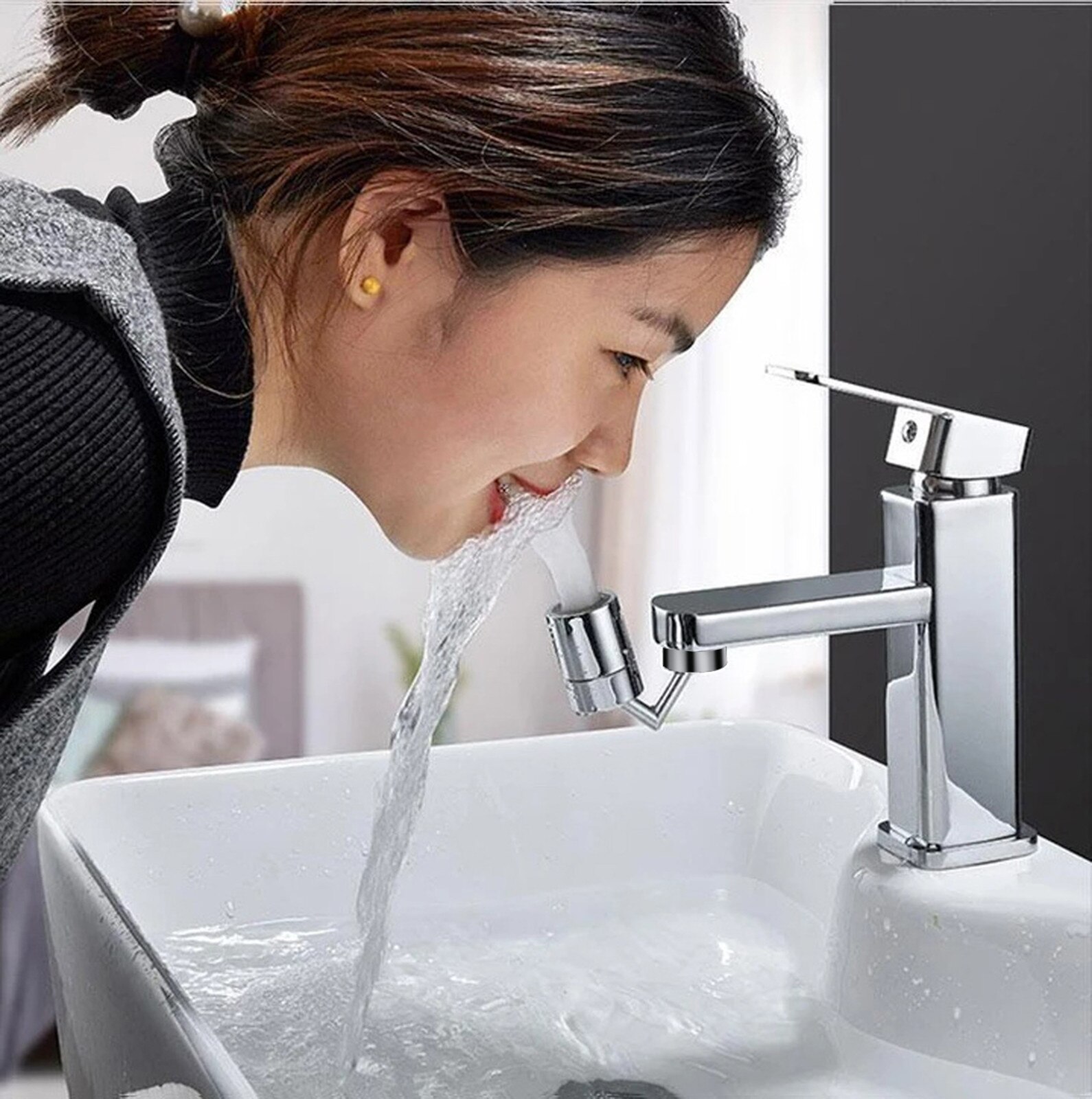 Universal Splash Filter Faucet 720° Rotate Water Outlet Faucet De Metal Кран Фильтр Filtrar Grifo Смеситель Из Металла N50