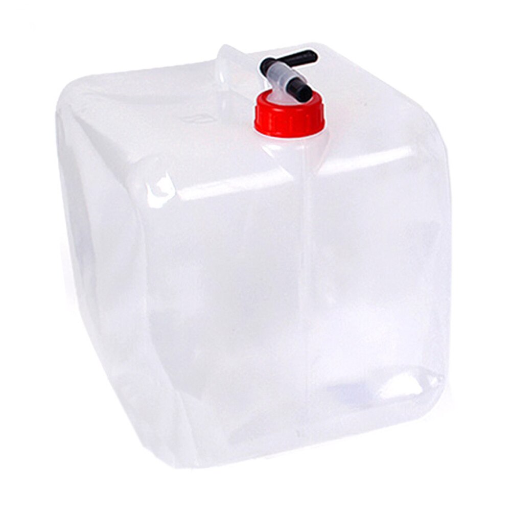 15 Litres Collapsible Water Container with Spigot Camping Water Storage Carrier Jug Foldable Portable Water Canteen for Outdoors