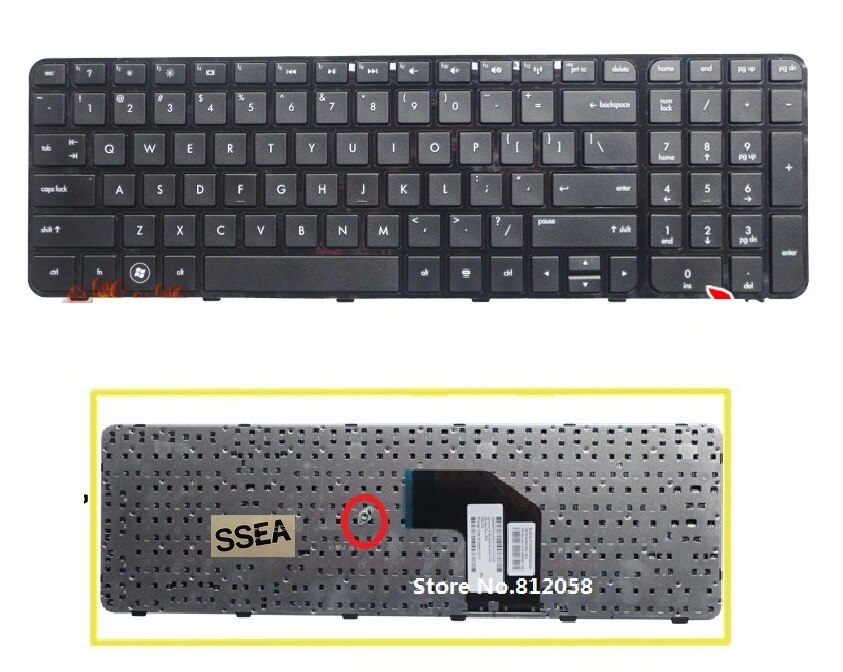 SSEA US Keyboard For HP Pavilion G6 G6-2000 G6Z-2000 g6-2100 G6-2163sr laptop Keyboard