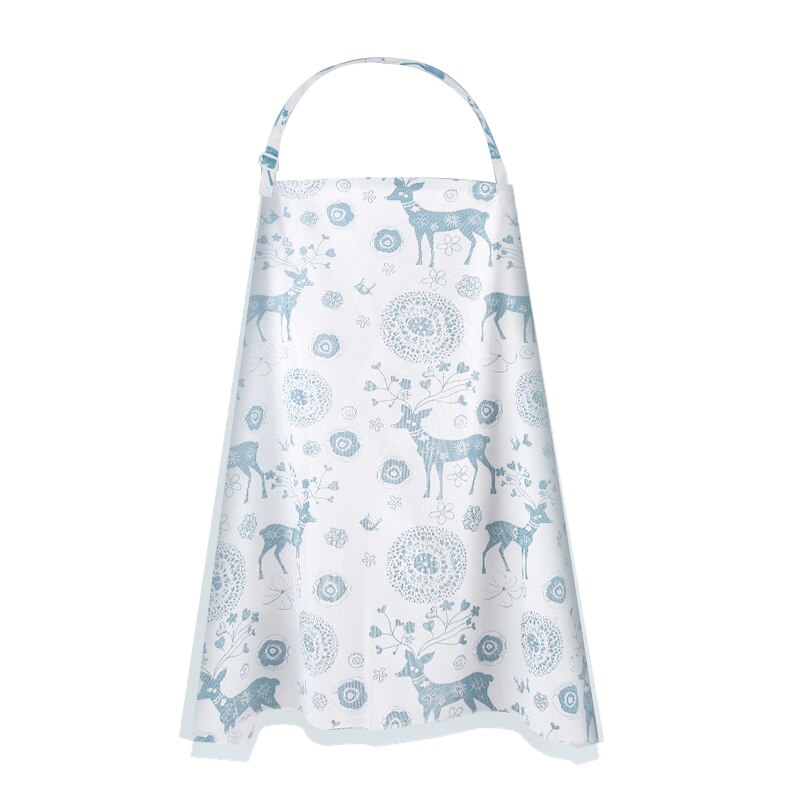 Serviette d'allaitement 100% coton pour maman et bébé, couverture d'allaitement, tissu d'allaitement Anti-éblouissement avec gaze: Blue fawn