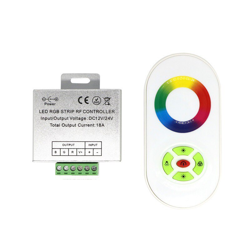 DC12- 24V kabellos RF SMD RGB LED Streifen Licht berühren Dimmer Farn Regler Fernbedienung oder LED Streifen lmap