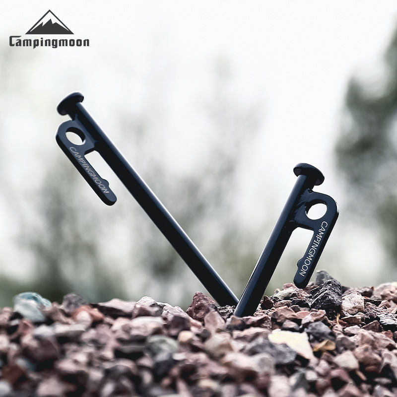 (4pcs) Steel Camping Awning Shelter Nail Campingmoon 20/25/30cm Canopy Tent Peg Hook Nail