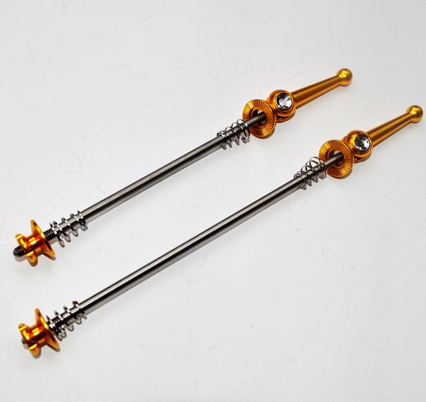 Ultralight Bicycle Quick Release Rod Titanium Alloy Quick Release Pole Mountain Wheel Group Quick Release Rod Riding Accessories