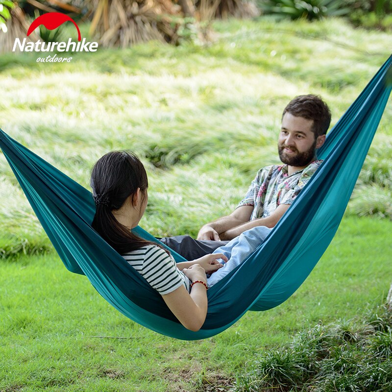 Naturehike-hamaca portátil para acampar al aire libre, para adulto, para senderismo, individual, doble, ultraligera