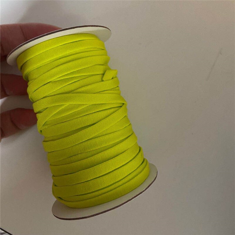 20 meter resårband kungsblå grön svart vit lila resårband mask gör-det-själv sy resårband: Citron-