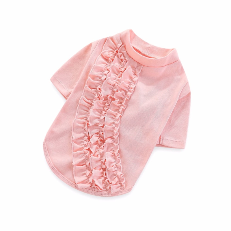 Bomuldshunde-t-shirt forår efterår sommer hundetøj t-shirt hættetrøjer puddel bichon pomeranian schnauzer tøj pyjamasfrakke
