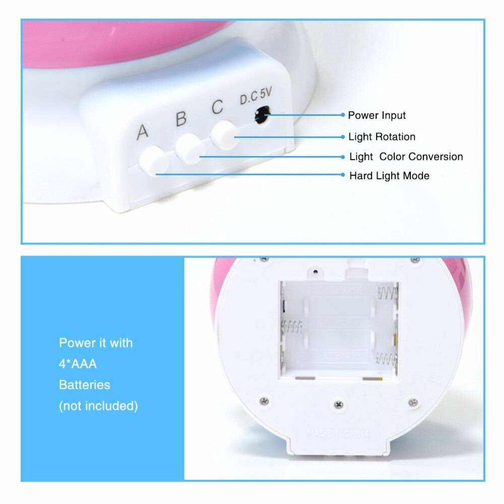 Roterende LED Nachtlampje Projector Sterrenhemel Star Master Kinderen Kids Baby Slaap Romantische LED USB Projector Lamp Xmas