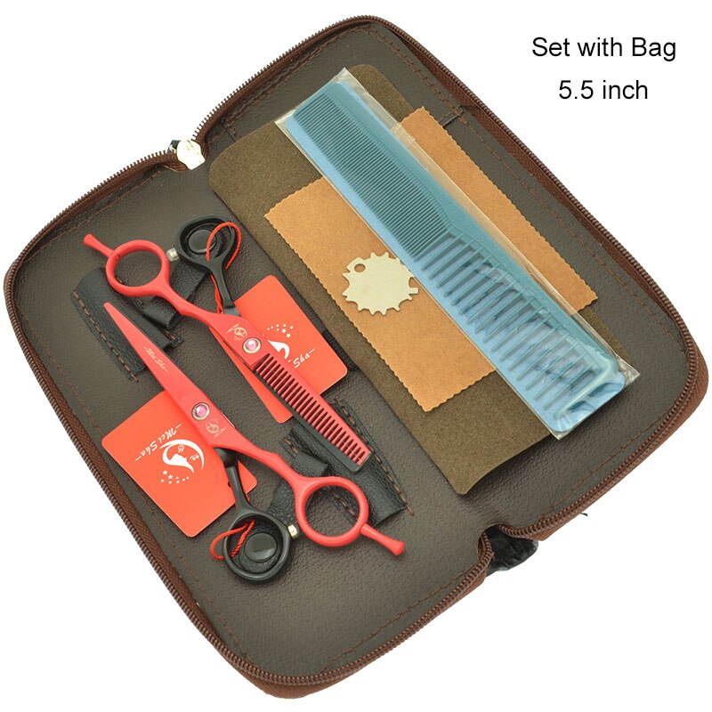 Meisha 5.5 inch Hairdressing Cutting Scissors Sharp Edge Thinning Shears Stainless Steel Hair Cut Tools A0020A: A0020A-01-55