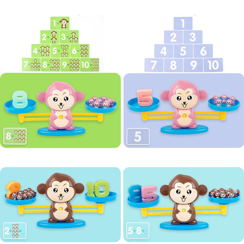 Giocattoli educativi Gioco Di Puzzle Matematica Equilibrata Bordo di Plastica Da Tavolo Giocattoli Addizione e sottrazione di apprendimento della Matematica Com