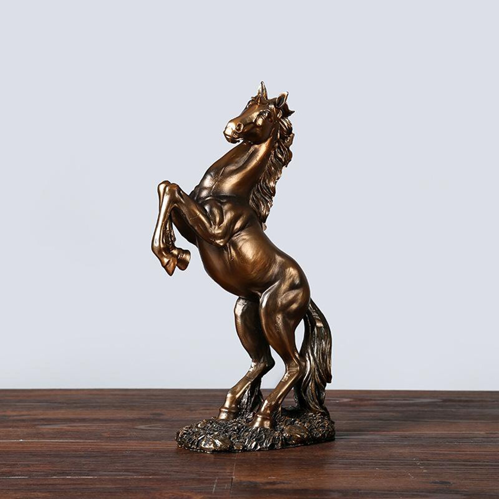 Hest statue hjem dekoration skulptur harpiks moderne dekorativ figur galoperende hest skulptur bordplade dekoration