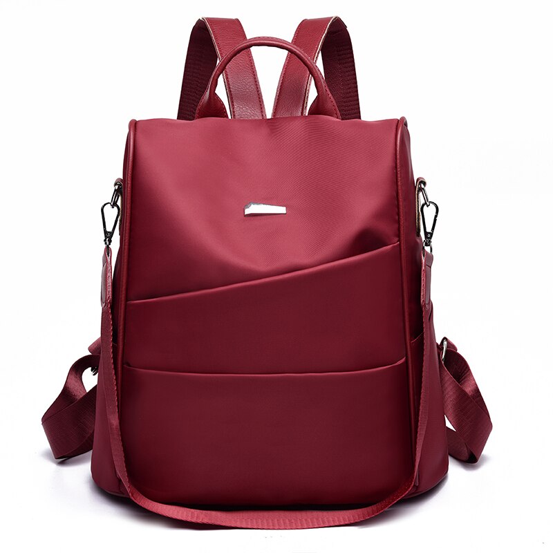 De Vrouwen Anti-Diefstal Rugzak Waterdichte Stof Grote Vrouwelijke Schoudertas Grote Capaciteit Eenvoudige Stijl Casual Mochila Reizen