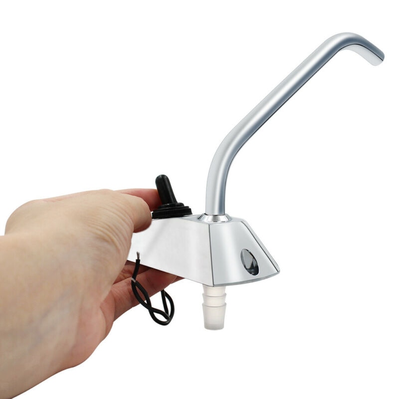 12V Elektrische Galeere Drehung Wasserhahn klopfen + Schalter Für Stiefel/Wohnwagen/Wohnmobil/RV