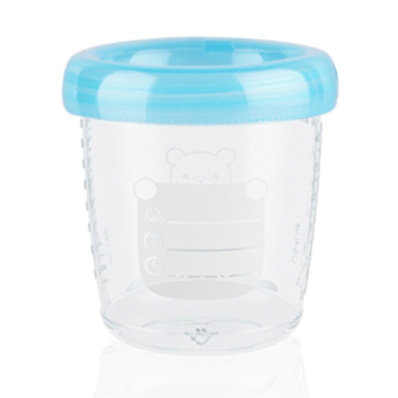 4 Bouteilles Stockage Lait Maternel 180 Ml - Congélation, Large Goulot, Joint Silicone Anti-Fuite