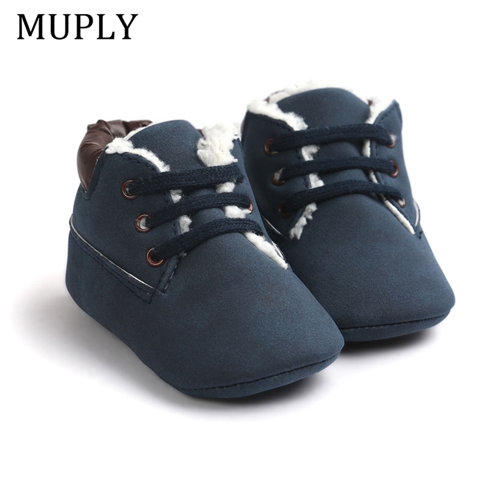 Casual Winter Classic Baby Kinderen Houden Warm Babyschoenen Schoenen Crib Babe Sneakers Zachte Zolen Hoge Top Laarzen