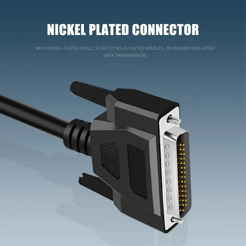 Câble d'extension DB44 en cuivre pur, 3 rangées de 44 broches, ligne de données mâle à mâle à femelle, fil de Signal de programmeur CNC de industrielle