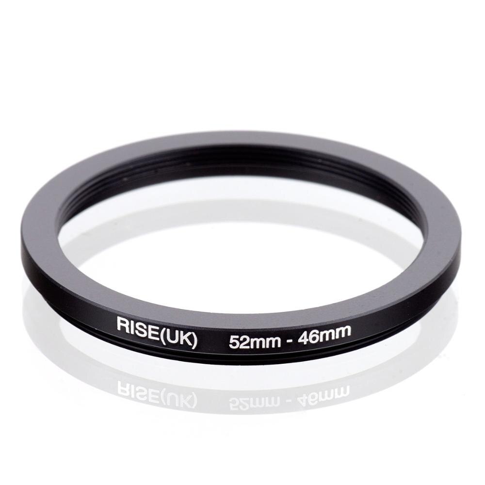Rise (Uk) 52 Mm-46 Mm 52-46 Mm 52 Om 46 Step Down Filter Adapter Ring