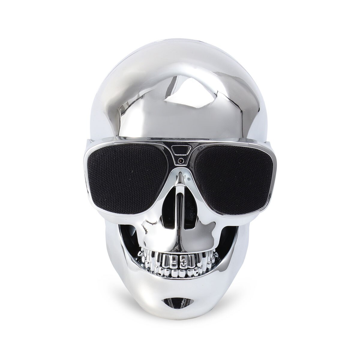 Draagbare Aeroskull Draadloze Bluetooth Speaker Mini Skull Speaker Mobiele Subwoofer Multipurpose Speaker: Beige