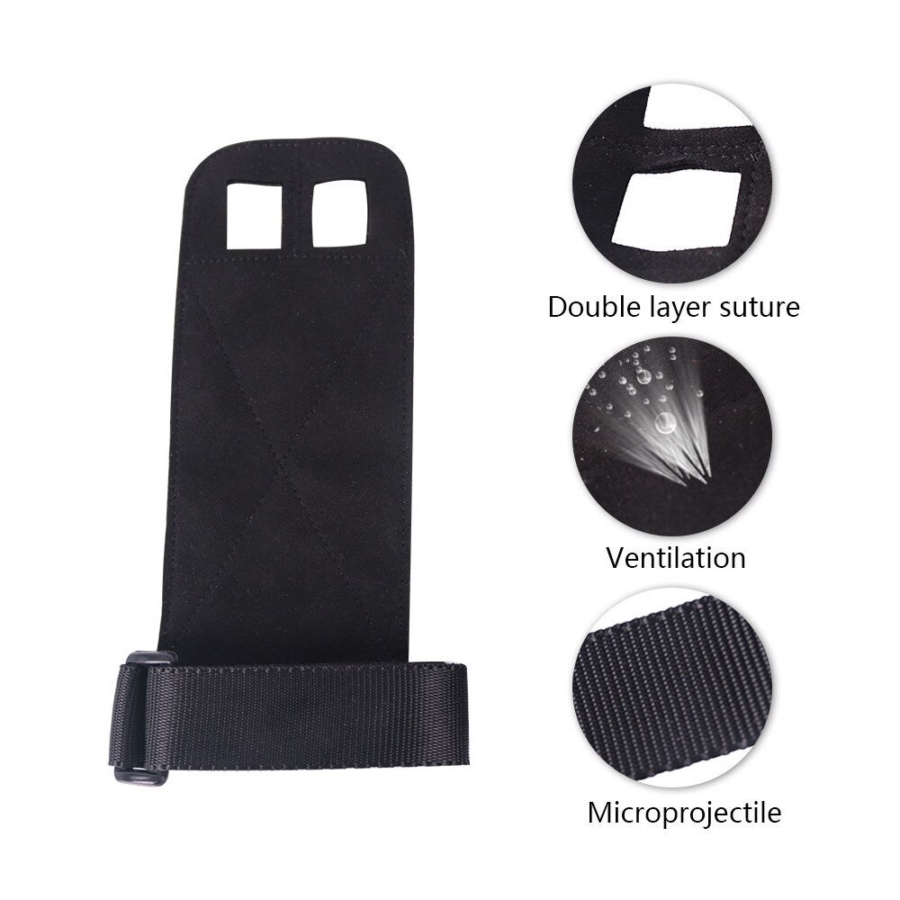 1pair Weight Lifting Gloves Training Gym Grips Fitness Glove Women Men Bodybuilding Gymnastics Wristbands Hand Palm Protector