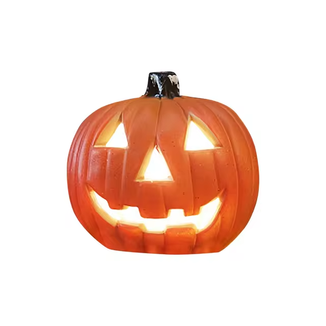 khevga XL Halloween Deko Kürbis Herbstdeko Windlicht Deko