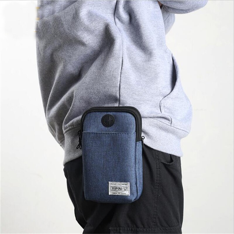 Crossbody étanche sac de rangement de documents accroché des deux côtés multifonction sacs décontractés