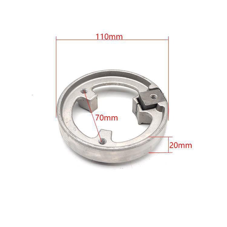 Conversion de frein à disque de frein à tambour pour moto, anneau de serrage pour frein à tambour arrière de 110mm/130mm 70mm: 110mm-70mm