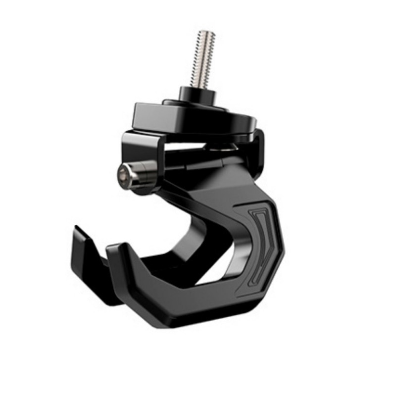 Neue Motorrad Helm Tasche Haken Doppel haken Aluminium Legierung Rolle Helm Halfter Flasche Haken Aufhänger Mit 6mm Schrauben