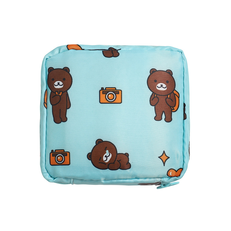 Sanitary Towel Napkin Pad Tampon Purse Organizer Pouch Large Capacity Sanitary Cotton Aunt Towel Storage Bags Storage Tools: D