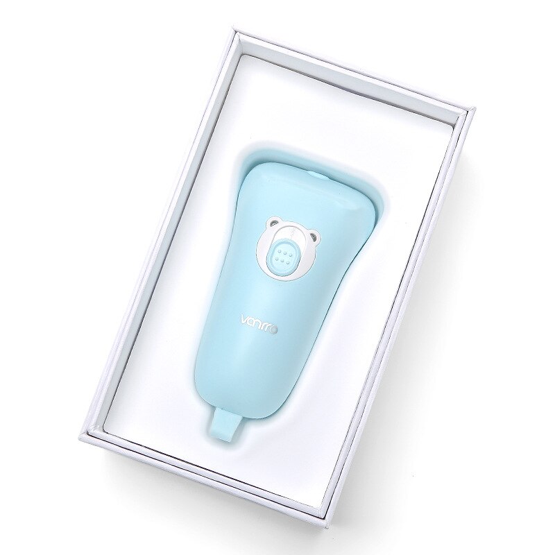 Eenvoudige Draagbare Elektrische Nagelknipper Baby Automatische Nagelknipper Puntenslijper: Blue