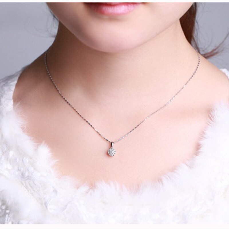 CC collares colgantes para las mujeres de plata maciza 925 copo de nieve Cubic Zirconia corazón hueco colgante, joyería clásica, SIN Cadena CCN266