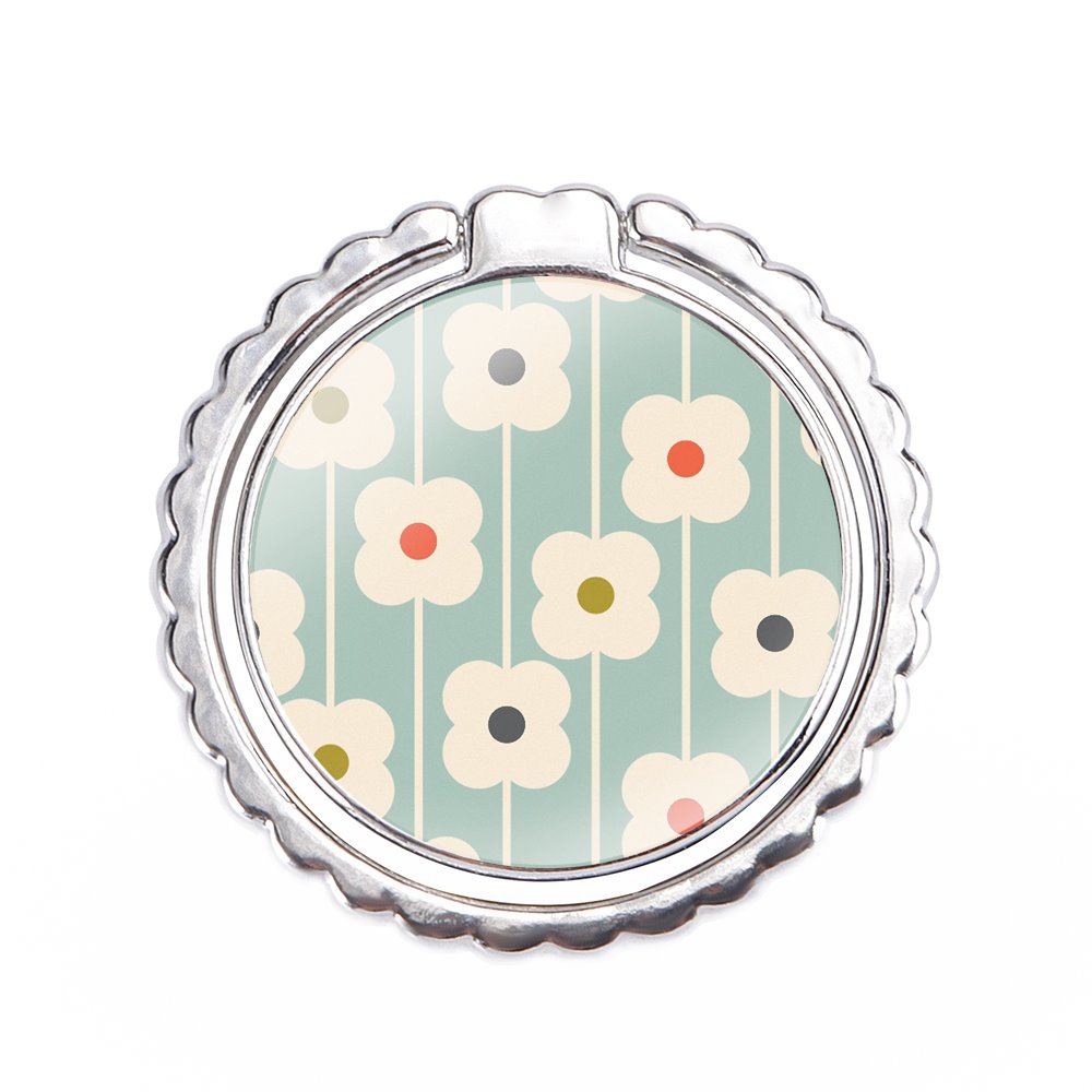 Orla Kiely Art Cell Phone Ring Holder Finger Ring Stand Kickstand Metal Grip Holder: images 4
