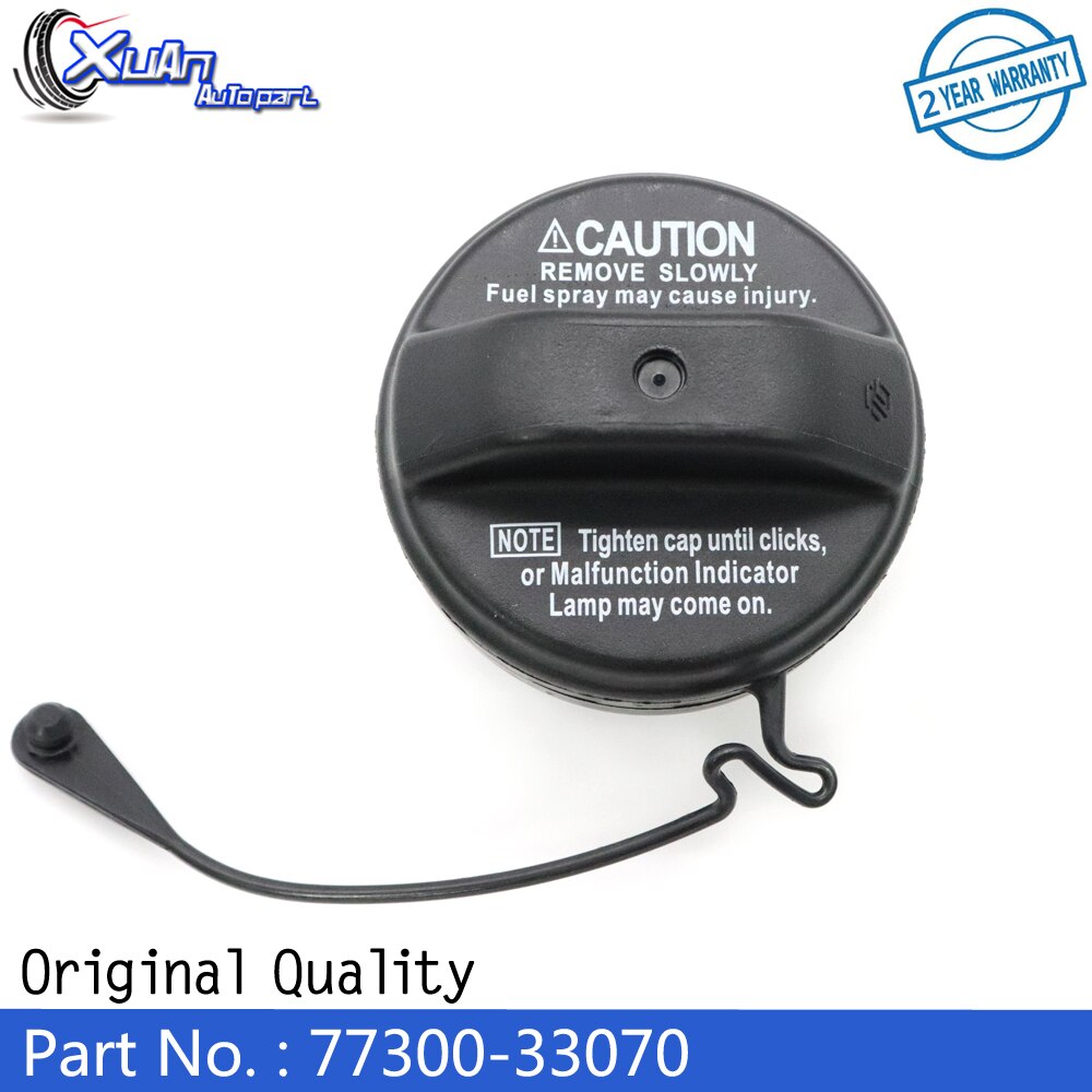 XUAN Fuel Tank Gas Filler Cap Covers Tethered Assembly 77300-33070 For Toyota Sequoia Sienna Camry Corolla Lexus ES300 ES330