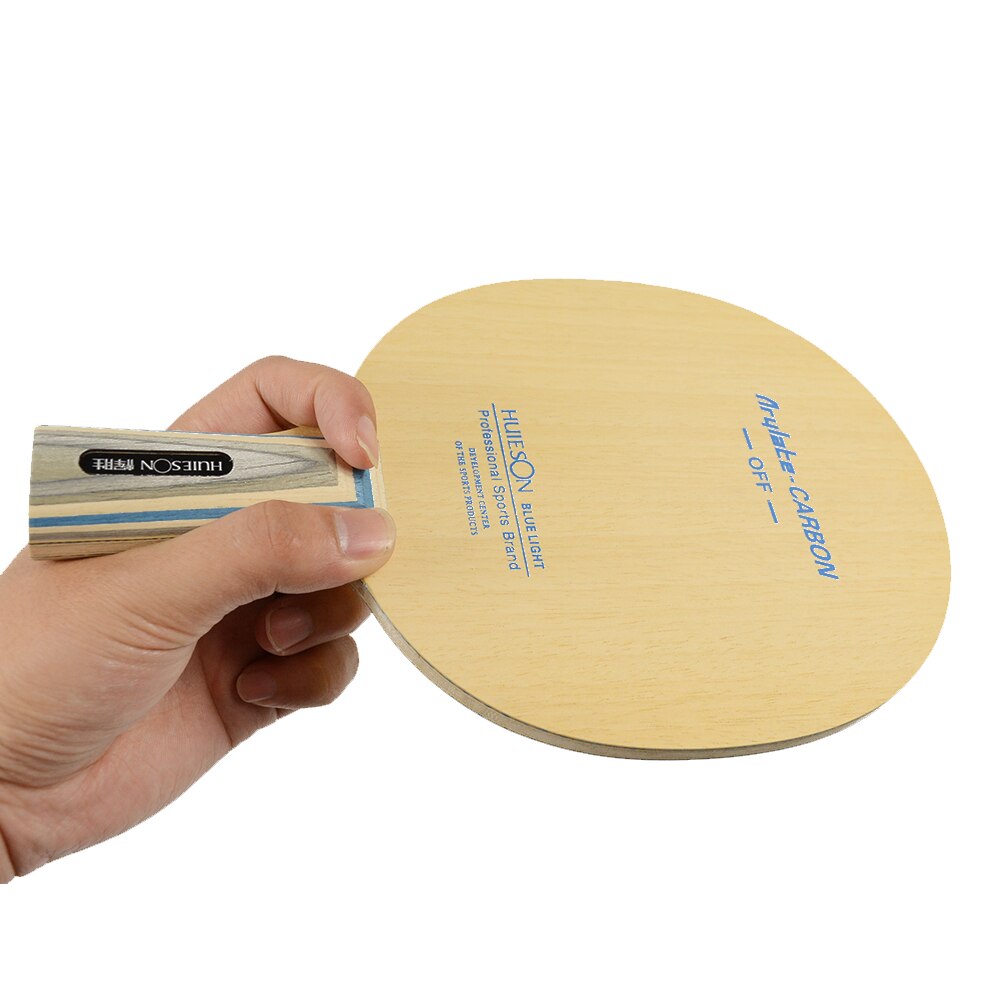 Huieson 7 capas arilate fibra de carbono Tenis de Mesa hoja ligera raqueta de tenis de mesa ataque rápido accesorios de Ping Pong