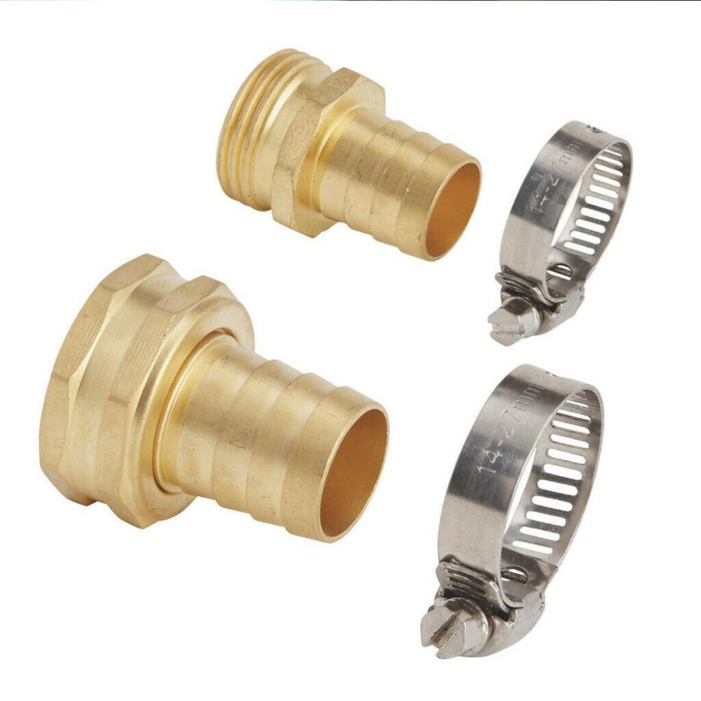 Garden Hose Repair Mender Kit Hose Connector 3/4 Male System Irrigation Set Connector Garden Watering Female O6H0