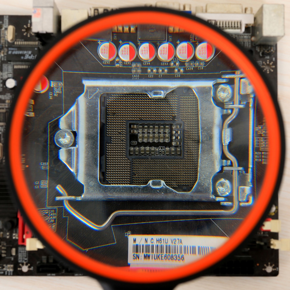 Portable 10X Magnifying Glass 50/65/75/100mm Handheld Magnifier Antique Mahogany Handle Magnifier For Reading Book