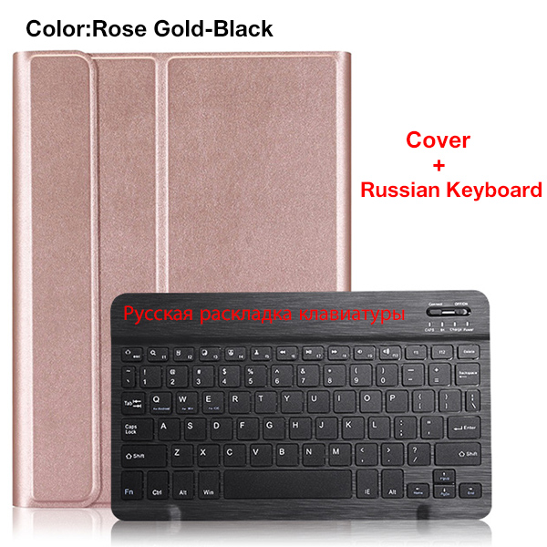 Keyboard Case for Lenovo Tab M10 TB-X605F TB-X605L Removable Detachable PU Leather Bluetooth Keyboard Cover