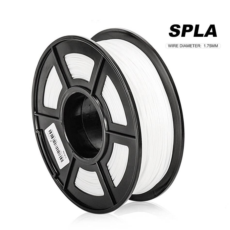 SUNLU S PLA Filament 1.75MM 1kg Plastic SPLA 3D Printing Material 3D Printer Filament: SPLA White