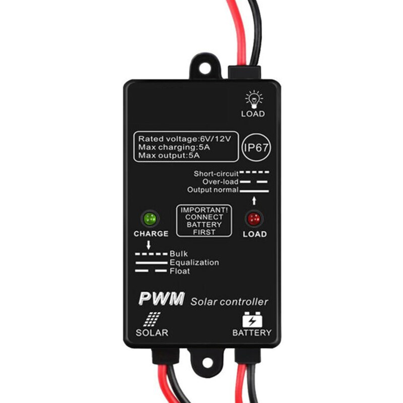 Monitor Solar Controller Adapter Boat Landscaping Light Electrical 12V