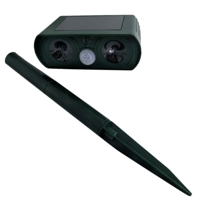 Solar Animal Driver Outdoor Driver Garden Orchard Bird Repeller Infrared Sensor Ultrasonic Drive Device