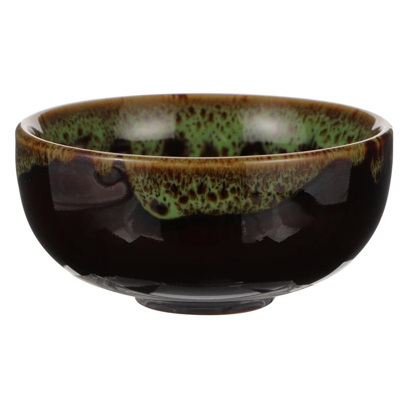 Round Delicate Ink Dish Ceramic Ink Plate Calligraphy Painting Ink Bowl