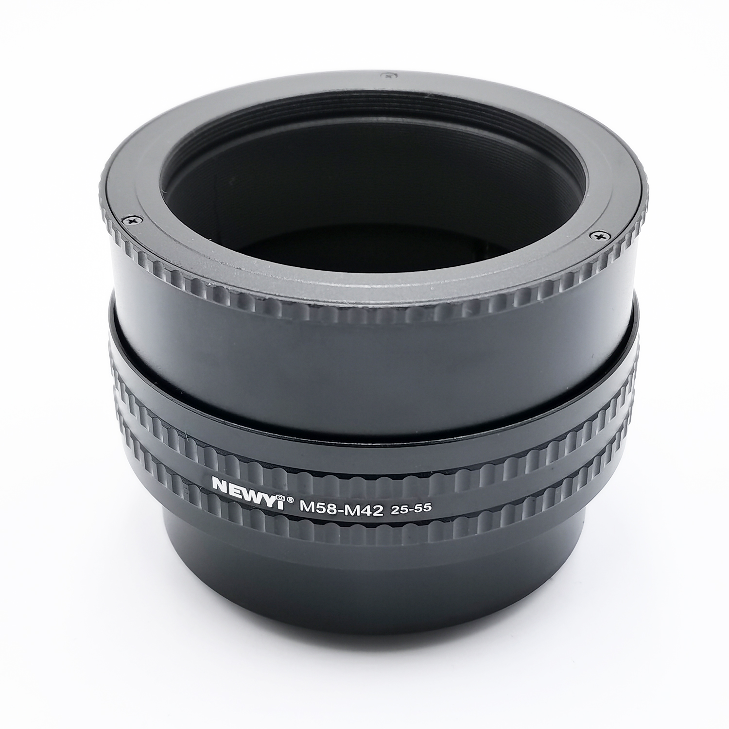 M58-m42 (25-55) m58 Om M42/L42 Mount 25Mm-55Mm Macro Extension Tube Verstelbare Scherpstellen Helicoid Ring Adapter