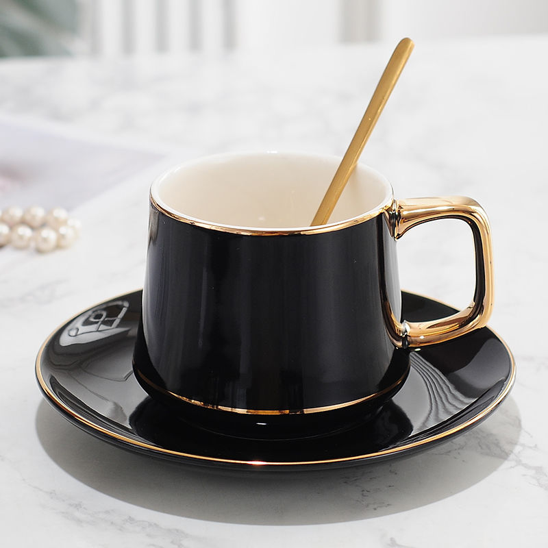 Tasses à café expresso en céramique de luxe, tasse de petit déjeuner originale, service , café japonais, thé, Couple avec soucoupe: Style 7