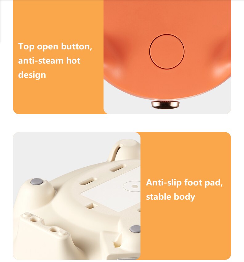 220V 1.2L For Home Electric Rice Cooker Mini Multicooker Portable Kitchen Food Cooking Pot Machine Easy Operation