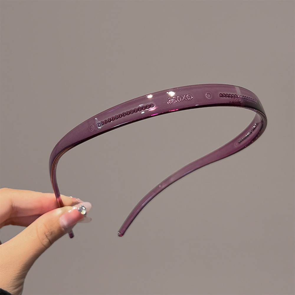 Nueva gafas de sol forma de marco diademas acrílicas para mujeres diadema dentada aro de pelo antideslizante accesorios para el cabello de