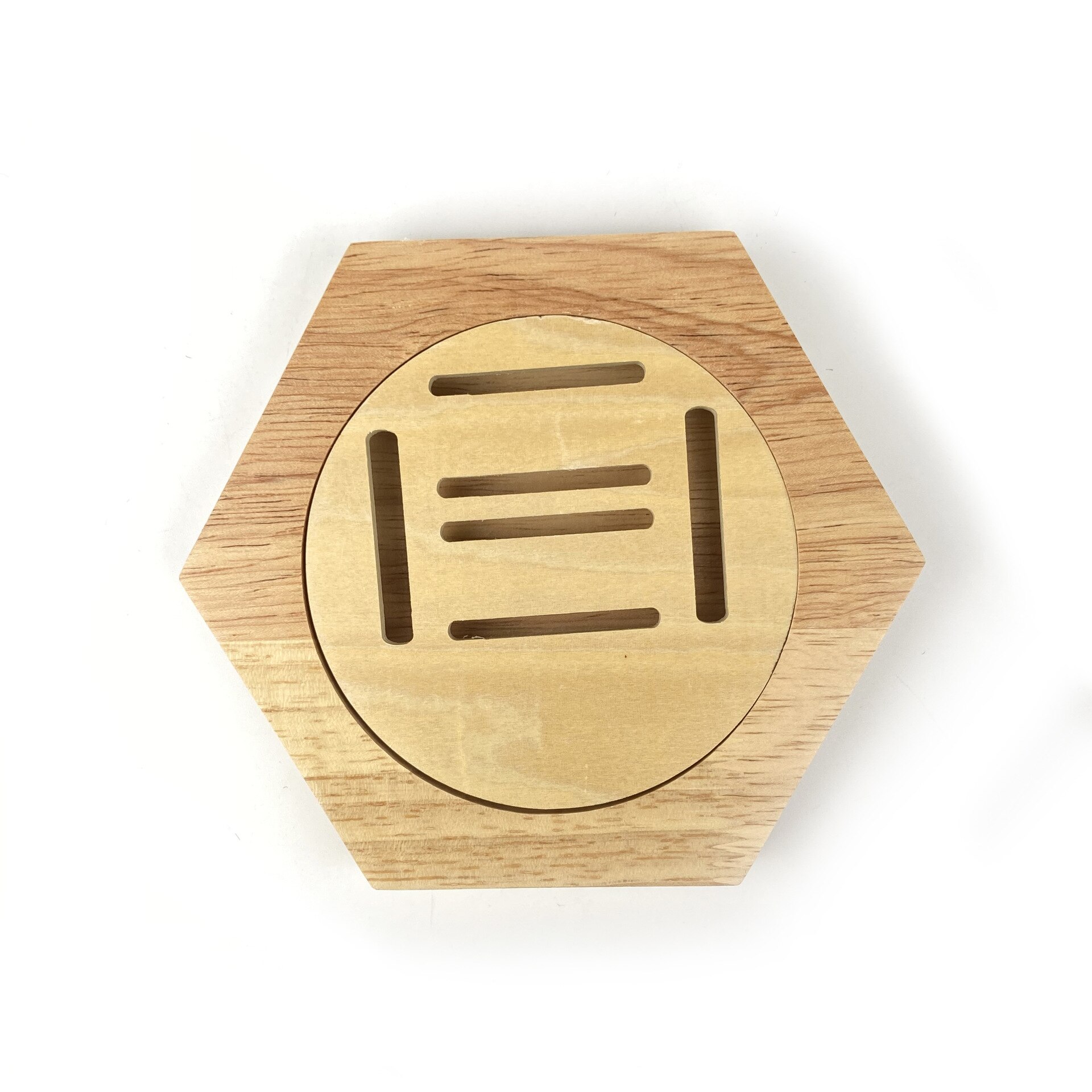 Houten Hexagon Honingraat Gecombineerd Medaille Display Rack Zeshoekige Plank Hout Medaille Hanger Minimalistische Decor: A