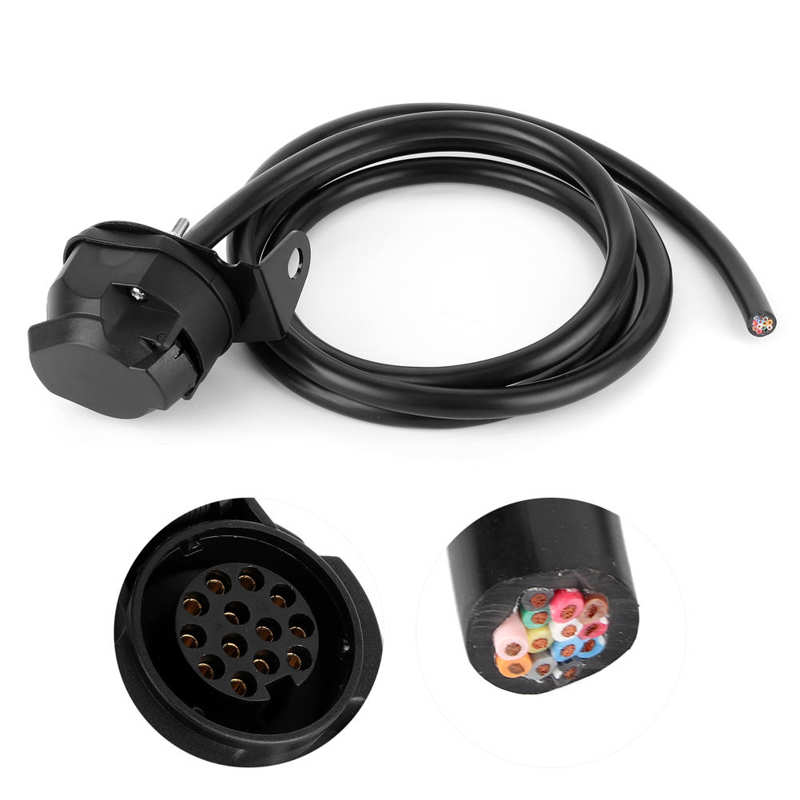 13 Pole Trailer Cord Wire Harness Trailer Plug Wire Connector Auto Wiring Accessory Trailer Wire Connector Trailer Wiring