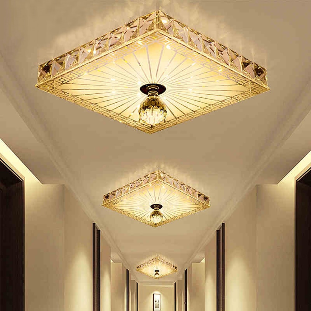 Moderne Led Plafond Verlichting Gangpad Veranda Verlichting Down Crystal Moderen Opbouw Led Plafond Verlichting Voor Woonkamer