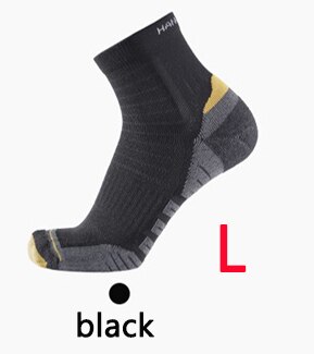 3 pares Xiaomi calcetines deportivos acolchados ligeros de secado rápido transpirables para hombre y mujer calcetines de barco Primavera Verano otoño calcetines cortos de tobillo: L Black Midium