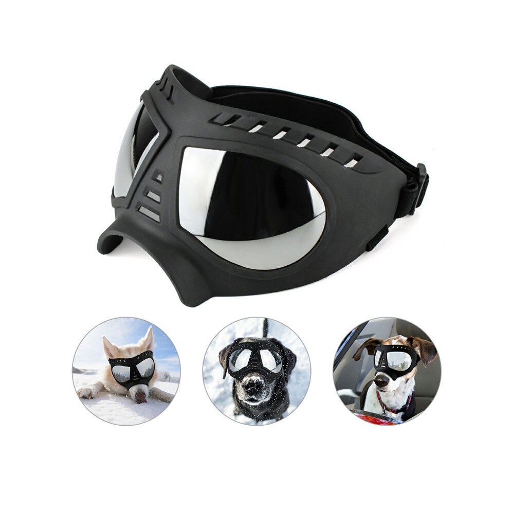 Pet Masker Bril Waterdichte Sneeuw-Proof Zachte Pvc Materiaal Hond Bril Sunglasse Hond Levert Verstelbare Voor Medium &amp; grote Hond